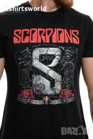 Нова мъжка тениска с дигитален печат на музикалната група Scorpions - Sting in the Tail С ГРЪБ, снимка 3 - Тениски - 40433930