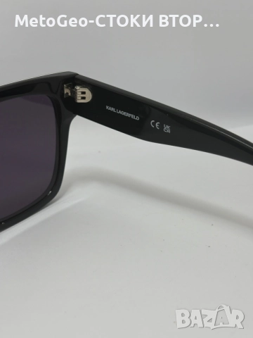 Оригинални слънчеви очила Karl Lagerfeld KL6035S (Черни с бял акцент), снимка 6 - Слънчеви и диоптрични очила - 55826841