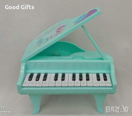 Детско пиано с Еднорози, снимка 4 - Музикални играчки - 42833282