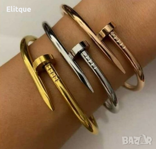 Атрактивна дамска гривна в авангарден дизайн пирон