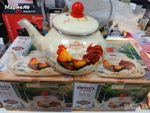 Комплект за подправки Brio Metallica ,Сет за подправки + ЧАЙНИК ЕМАЙЛ BRIO 2.5Л ДЕКОР ПЕТЕЛ, снимка 2 - Други - 50461692
