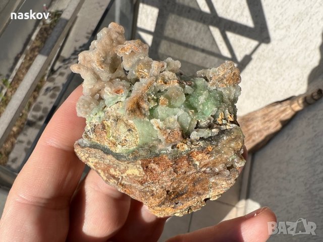 Кристали хризопраз, шунгит, калцит, ахат, барит, апатит, кварц, обсидиян, снимка 7 - Колекции - 27739436