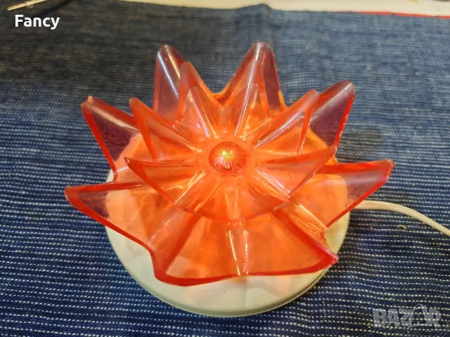 Стара нощна лампа , снимка 2 - Антикварни и старинни предмети - 49275866