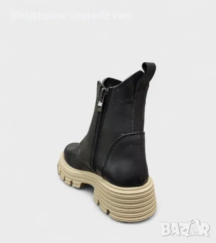 Дамски боти естествена кожа български , снимка 2 - Дамски боти - 48121468