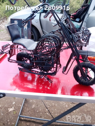 Стар мотор от тел, снимка 5 - Антикварни и старинни предмети - 54173201