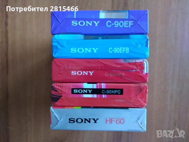 Лот 5бр. НОВИ аудио касети/ касетки SONY, снимка 15 - Декове - 47988067