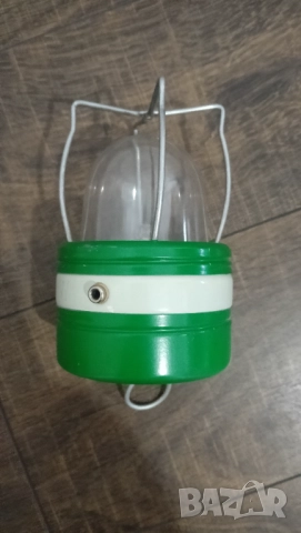 ретро къмпинг лампа преносима соц немска батерия крушка, снимка 2 - Антикварни и старинни предмети - 52636672