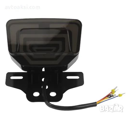 LED Стоп за мотор с вградени мигачи и стойка за номер-19345, снимка 7 - Аксесоари и консумативи - 49607978