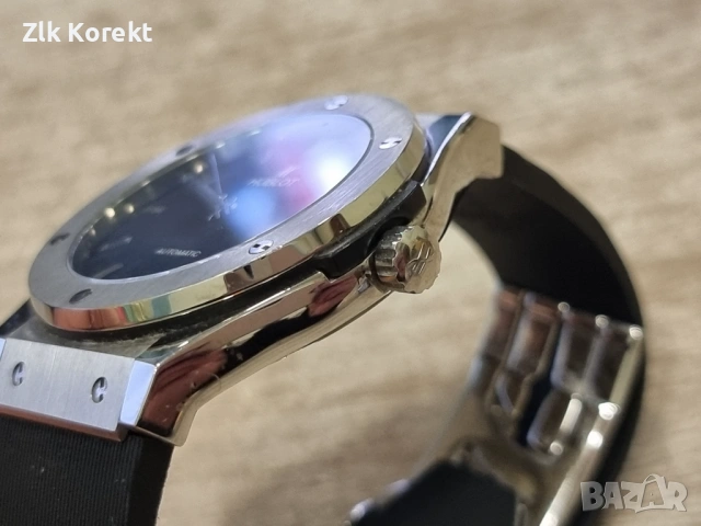 Механичен часовник Hublot 38mm, снимка 4 - Мъжки - 54149267