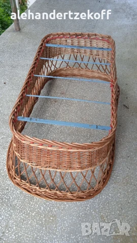 Плетен бебешки кош ретро, снимка 6 - Бебешки легла и матраци - 50867439