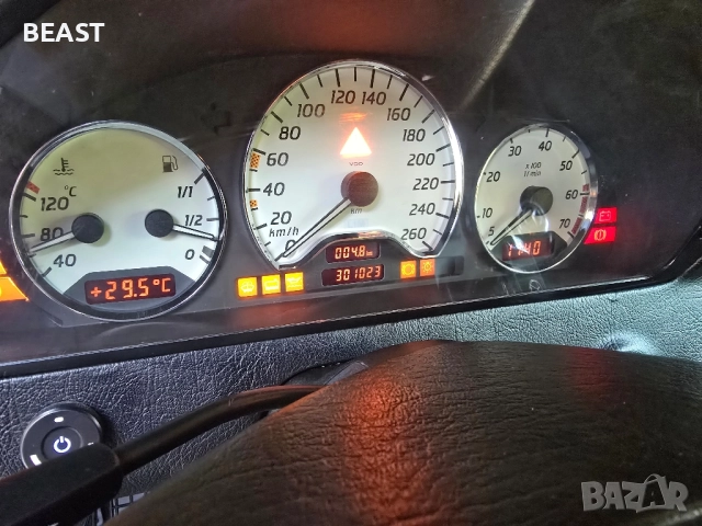 Mercedes-Benz C200 Kompressor (W202 Facelift 1999) – реставриран с любов, 192 к.с., за ценители, снимка 14 - Автомобили и джипове - 42905308