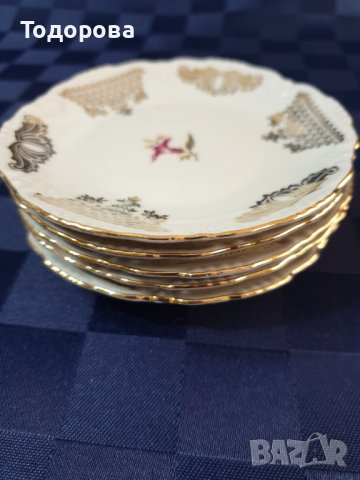 Порцеланови чинийки-Бавария от средата на миналия век., снимка 4 - Чинии - 42765563