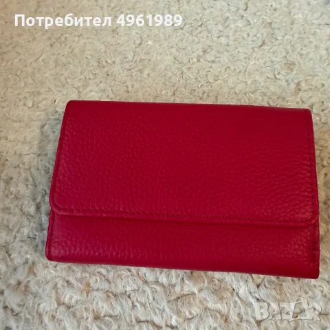 Чисто ново портмоне от естествена кожа