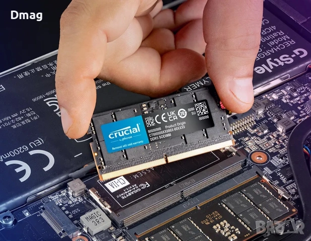 RAM памет за лаптоп Crucial 32GB DDR5-5600Mhz SODIMM Memory, снимка 4 - RAM памет - 54350556