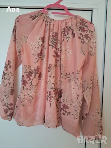 Дамска ефирна блуза , снимка 2 - Блузи с дълъг ръкав и пуловери - 50179075