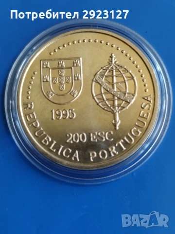 200 ЕСКУДО 1995 ГОДИНА ПОРТУГАЛИЯ, снимка 2 - Нумизматика и бонистика - 51262498