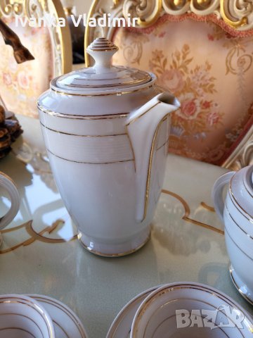 Френски сервиз за кафе LIMOGES , снимка 5 - Сервизи - 42781975