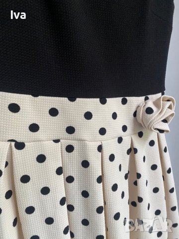 Рокля на точки , снимка 2 - Рокли - 37537936