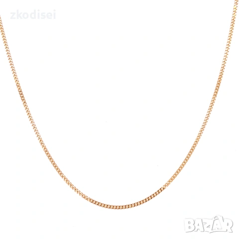 Златен синджир 2,10гр. 40,0см. 14кр. проба:585 модел:37737-5, снимка 2 - Колиета, медальони, синджири - 54134346