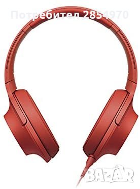 Sony MDR-100A Слушалки с микрофон RED, снимка 2 - Слушалки, hands-free - 31675562