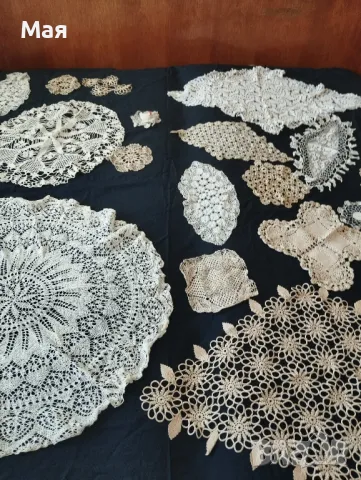 Красиви плетени покривки , едновремешни, снимка 4 - Антикварни и старинни предмети - 50431446