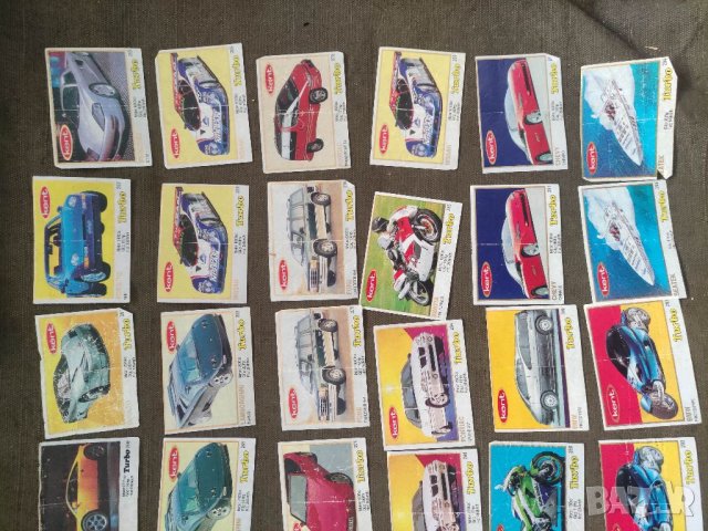 Продавам много картинки от дъвки  Турбо, снимка 8 - Колекции - 37895324