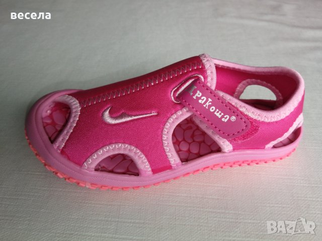 Спортни обувки за лятото, аква обувки, джапанки  розов и син цвят за момче или момиче, снимка 2 - Детски обувки - 37307584