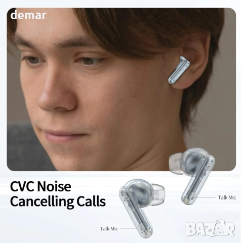 Soundmagic T80BT ANC Безжични слушалки с Hi-Res аудио, хибридно активно шумопотискане, снимка 8 - Безжични слушалки - 52130246