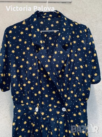 Прекрасен гащеризон-рокля, снимка 4 - Гащеризони - 36717104