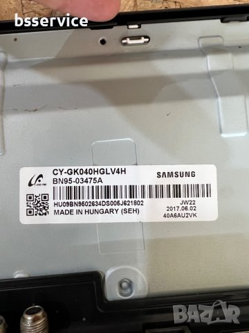 Телевизор Samsung UE40KU6072U / BN94-11233M / BN94-10711A, снимка 6 - Части и Платки - 37913975
