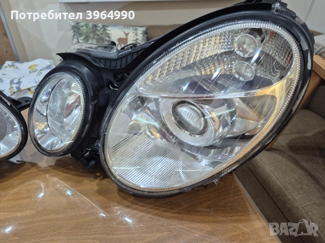 Кристални Оригинални Неразличими КСЕНОН фарове HELLA за Мерцедес Еклас W211 , снимка 3 - Части - 53086112