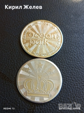 Два жетона токен за аркадни игри, билярд други за КОЛЕКЦИЯ ДЕКОРАЦИЯ 26037