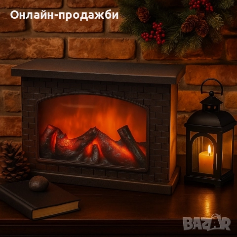 Декоративна Лед камина, снимка 3 - Декорация за дома - 52243956