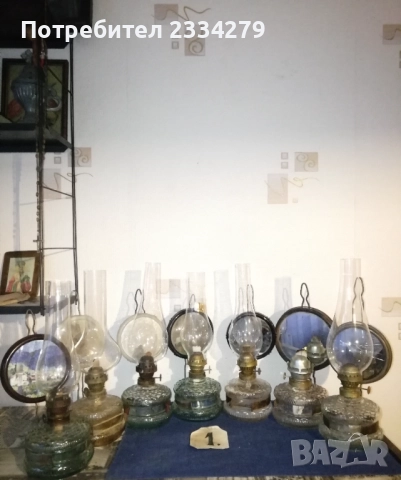 Стари газени лампи, различни размери, различни години и държави. , снимка 4 - Антикварни и старинни предмети - 52457830