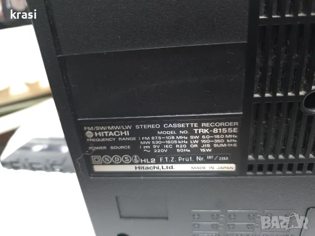 HITACI8155E УНИКАЛЕН, снимка 10 - Радиокасетофони, транзистори - 55934491