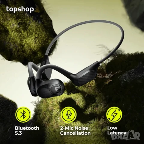 Слушалки с костна проводимост SoundPEATS RunFree Lite 2 / Bluetooth 5.3 два микрофона страхотен бас, снимка 6 - Bluetooth слушалки - 50494727