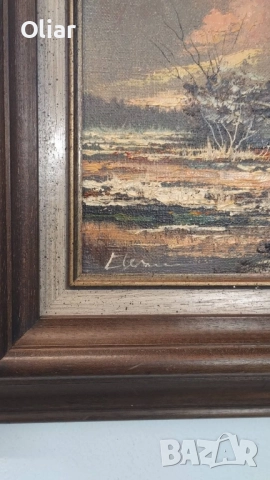 Много красива картина. Масло върху платно. , снимка 3 - Картини - 52384996