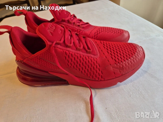 €160 Мъжки маратонки Nike Air Max 270 Red размер US 12 / EU 46, червени, снимка 2 - Маратонки - 52176077