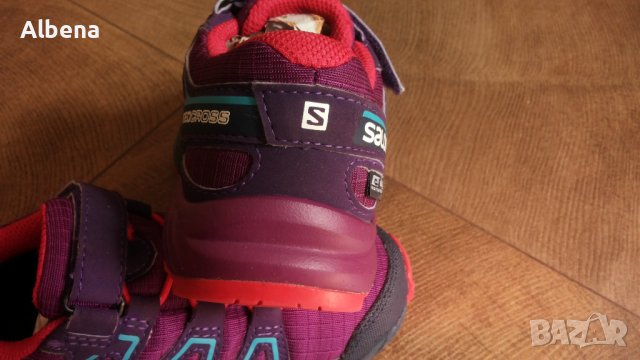Salomon Speedcross Waterproof Kids Trail Running Shoes Размер EUR 29 / UK 10,5 K маратонки 174-13-S, снимка 9 - Детски маратонки - 42798677