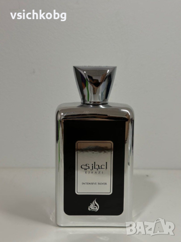 Aaрабски парфюм Ejaazi Intensive silver от Ard Al Zaafaran 100мл Кехлибар, Ветивер, Кедър, Амброксан, снимка 3 - Унисекс парфюми - 44756546