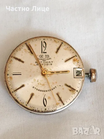 РЯДЪК МЕХАНИЗЪМ ЗА ЧАСОВНИК GUB Glashutte/SA AUTOMAT  67.1  Made in Germany , снимка 4 - Антикварни и старинни предмети - 55739002