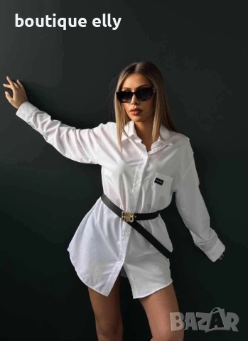 дамска риза с коланче miu miu