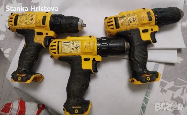 Винтовери Dewalt 10,8v, за части. , снимка 3 - Други инструменти - 48249136