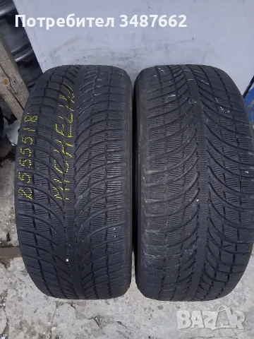 255 55 18 Michelin 2бр зимни 