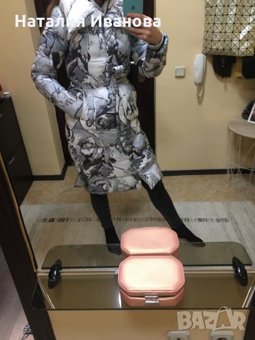 Зимно шушляково яке с качулка, снимка 5 - Якета - 31367281