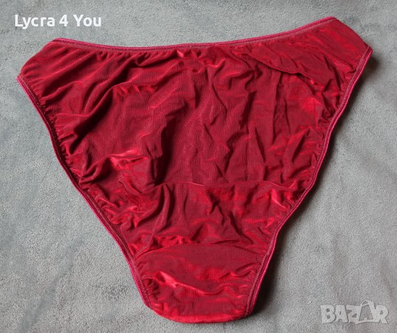 M/L дълбоки червени бикини с ликра, снимка 4 - Бельо - 37793600
