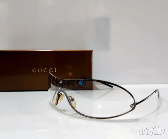 Gucci GG 1658 дамски ретро слънчеви очила wrap shield occhiali lunette brille y2k