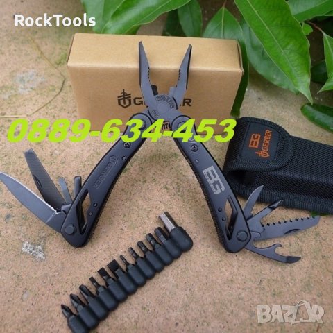 Мултитул Gerber Клещи Отверка Нож битове трион инструменти отверки 