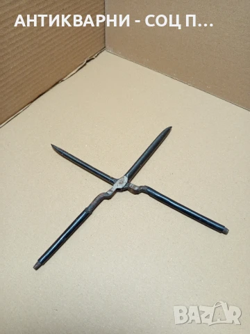 Соц Стари Немски Кожарски Клещи За Огъване Диамант., снимка 2 - Антикварни и старинни предмети - 50659638