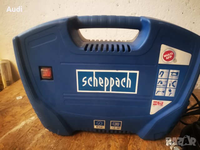 Компактен лесно преносим компресор за автомобил Scheppach 1.1kW 8bar Max 3750об./мин. 1.5Н/P Дебит 1, снимка 7 - Аксесоари и консумативи - 37347691